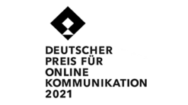 Deutscher Preis Online Kommunikation black